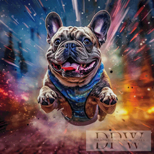 Fliegender Bully by Catill 90x90cm mit 300 Farben DPW-2386