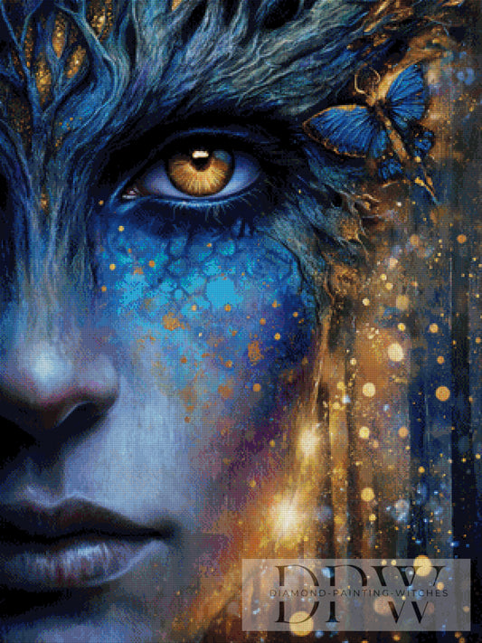 Blue by Elly_A.I 75x100cm mit 190 Farben DPW-2396