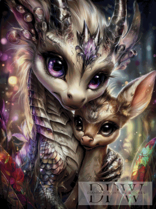 Freunde für immer by _sweet_loco_AI 75x100 230 Farben DPW-2404