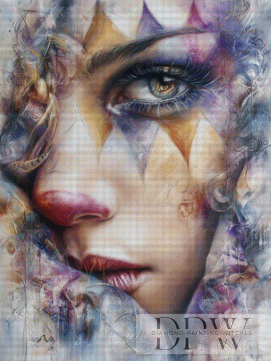 Pierrette by _sweet_loco_AI 75x100cm mit 170 Farben DPW-2414