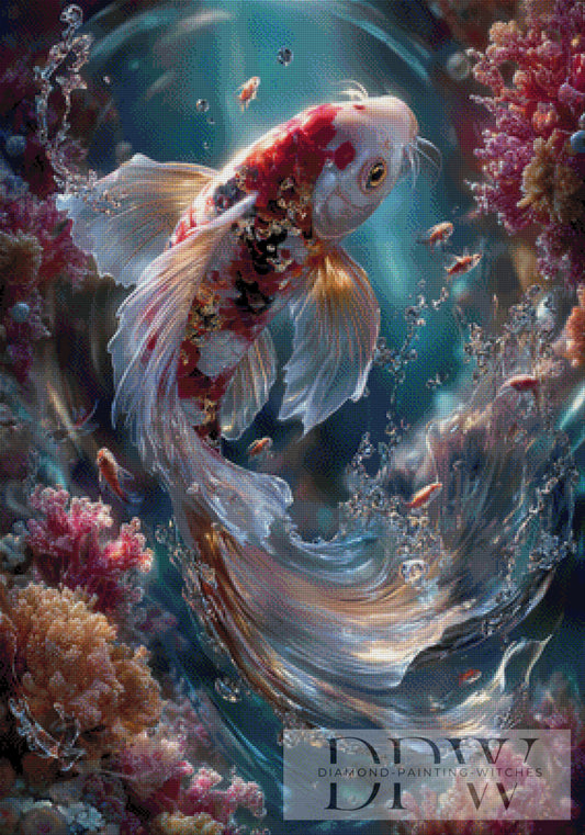 Fischilein by Artifey 75x100cm mit 250 Farben DPW-2422