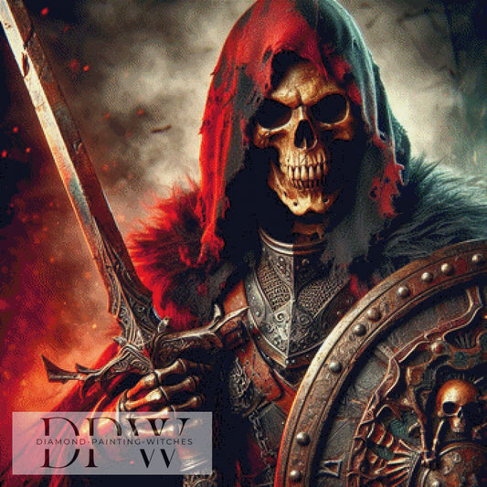 Death Warrior by Casalla Vendetta ,90x90cm mit 220 Farben DPW-243