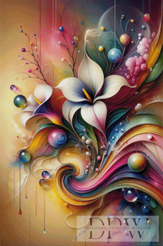 Floral Art by DIYnamite 60x100cm mit 200 Farben DPW-2488
