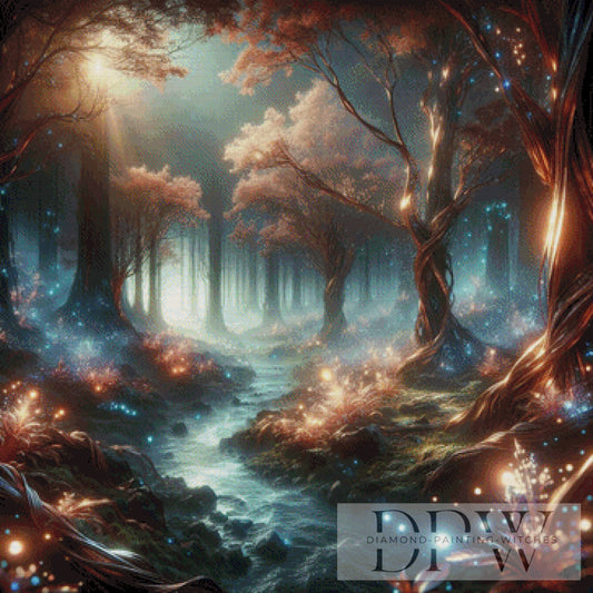 Glitter Forest by DIYnamite 90x90cm mit 210 Farben DPW-2490