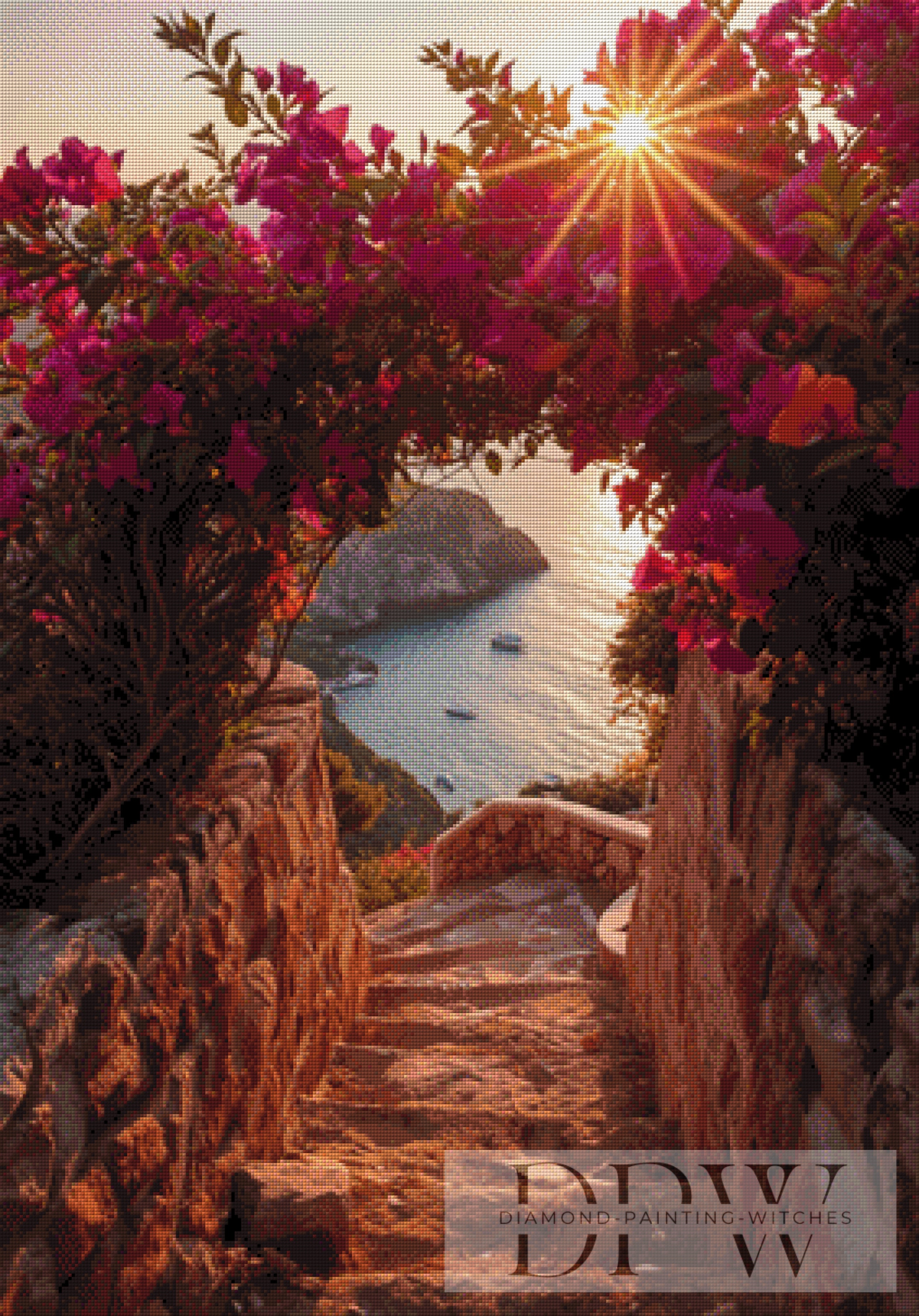 Weg zum Wasser by CreatiVart mit 200 Farben