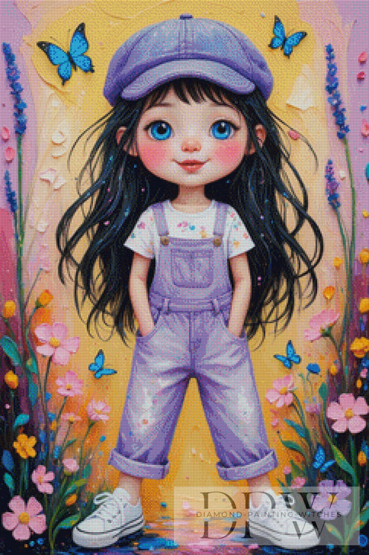Fräulein Kunterbunt by CreatiVart 60x90cm mit 310 Farben DPW-2501