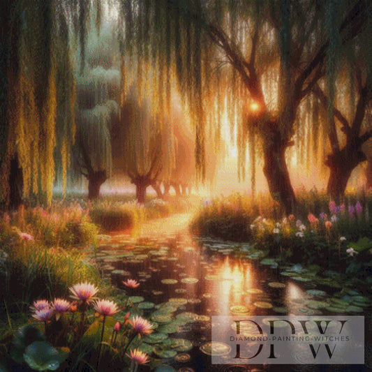Nature View by CreatiVart 90x90cm mit 210 Farben DPW-2502