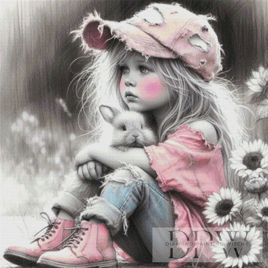 Best Buddies by CreatiVart 90x90cm mit 95 Farben DPW-2509