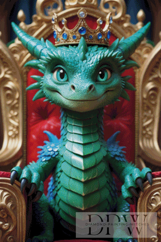 Dragon King by Casalla Vendetta 60x90cm mit 260 Farben DPW-2513