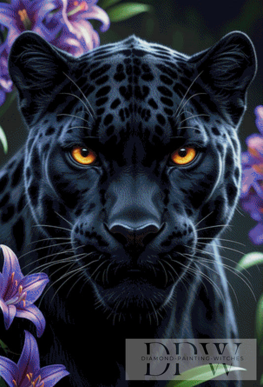 Black Panther by Casalla Vendetta 75x110cm mit 160 Farben DPW-2533