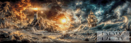 Stormy Weather by Pixxel Pics 180x60cm mit 180 Farben DPW-2541