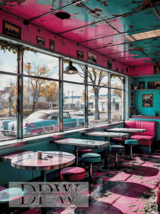 Dying Diner by QN 75x100cm mit 270 Farben DPW-2562