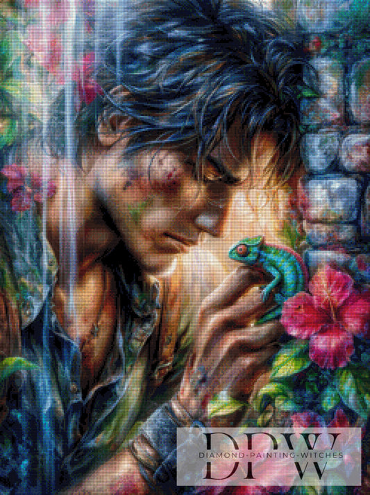 Nature Connection by Sweet_Loco_AI 75x100cm mit 340 Farben DPW-2575