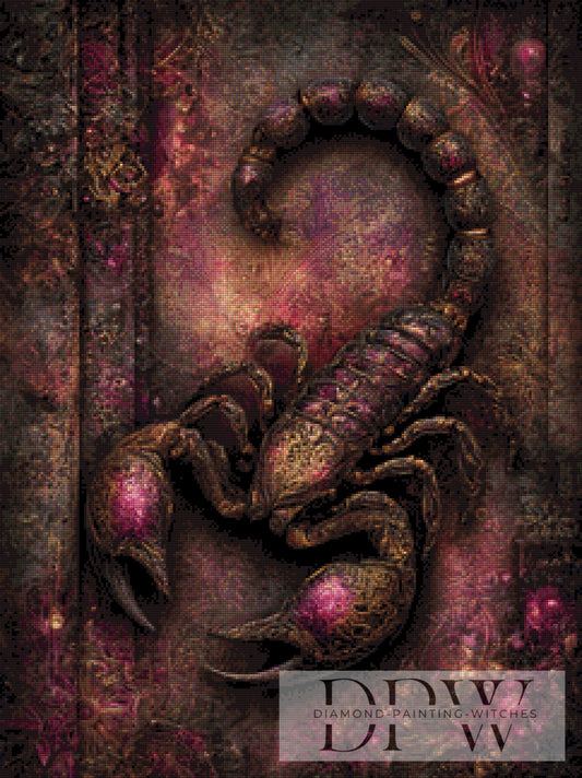 Skorpion by Elly_A.I. 60x80cm mit 80 Farben DPW-2601
