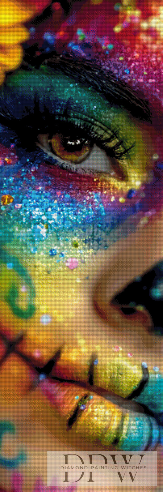 Colorful Muerta by Casalla Vendetta 50x150cm mit 360 Farben DPW-2635