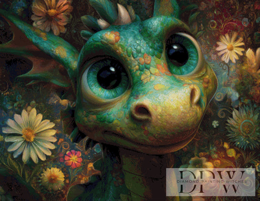 Dragon by Casalla Vendetta 90x70cm mit 230 Farben DPW-2639