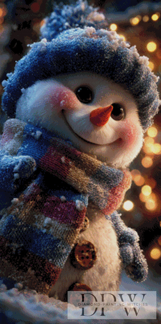 Smiling Snowman by CreatiVart 50x100cm mit 210 Farben DPW-2648