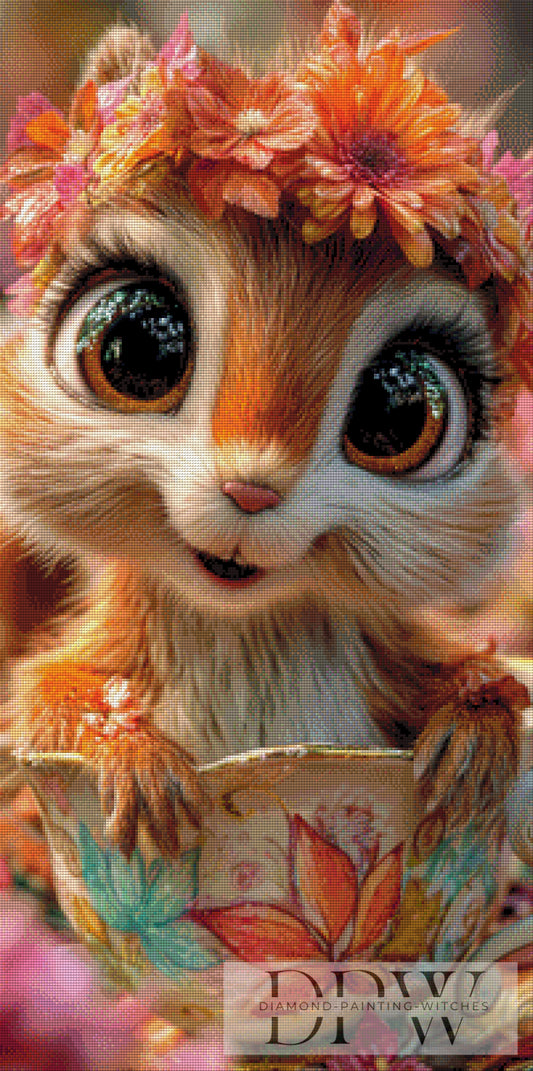 Squirrel by CreatiVart 50x100cm mit 270 Farben DPW-2649