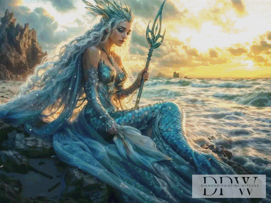 Lady of the sea by Pixxel Pics 120x90cm mit 200 Farben DPW-2680