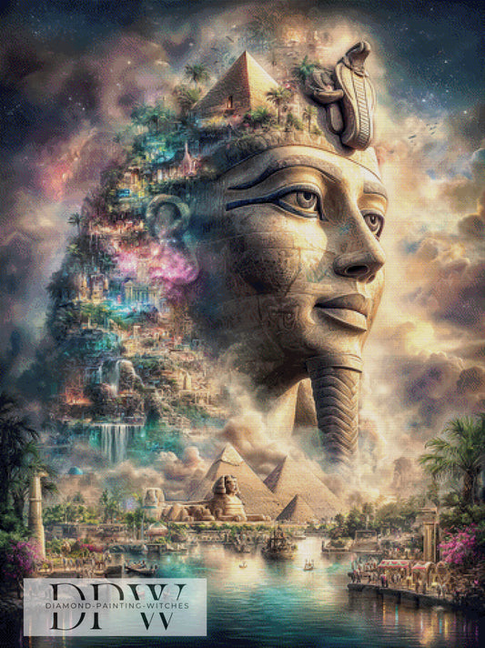 Ägypten by ellufija 90x120cm mit 260 Farben DPW-3687