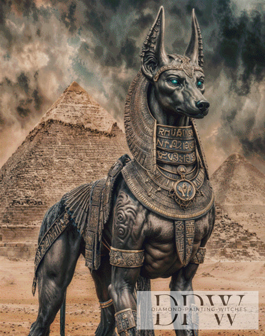 Guardian of the pyramids by Pixxel Pics 95x120cm mit 110 Farben DPW-2688