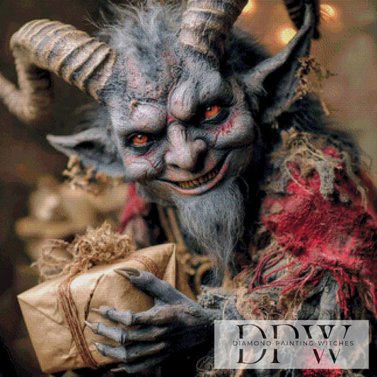 Krampus by Casalla Vendetta 80x80cm mit 180 Farben DPW-2711