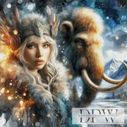 Mammut Girl by Lisa Morgan mit 240 Farben