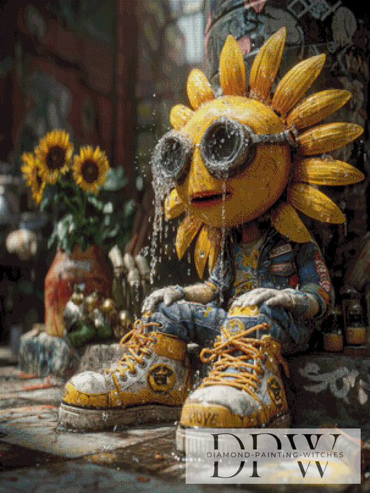 Sunflower by QN 75x100cm mit 200 Farben DPW-2802