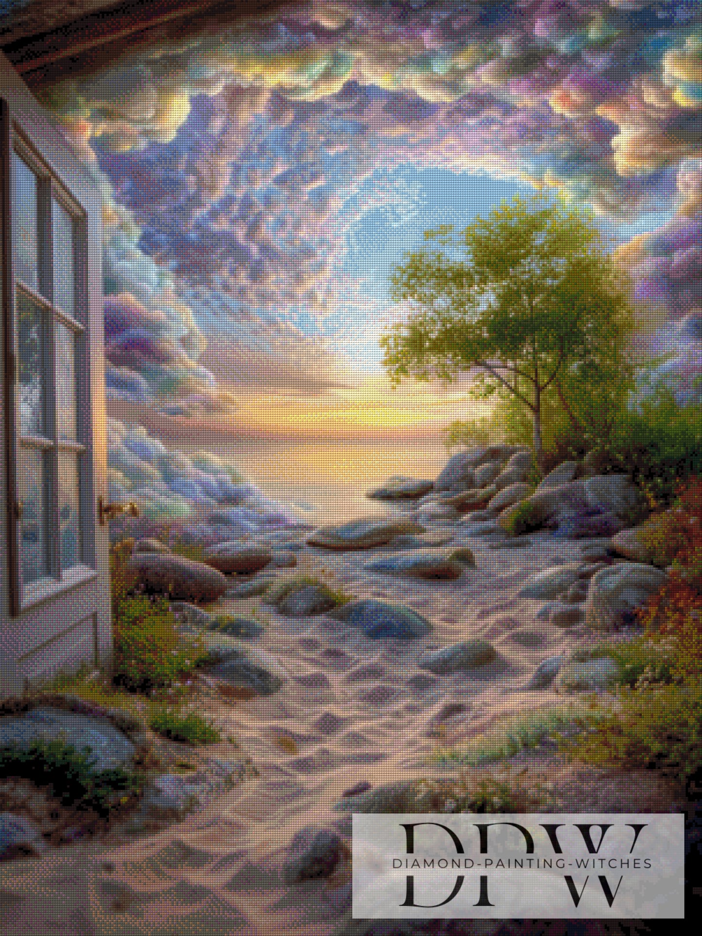 Dünensand by QN 75x100cm mit 200 Farben DPW-2806