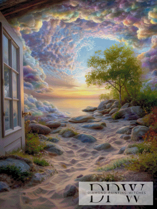 Dünensand by QN 75x100cm mit 200 Farben DPW-2806
