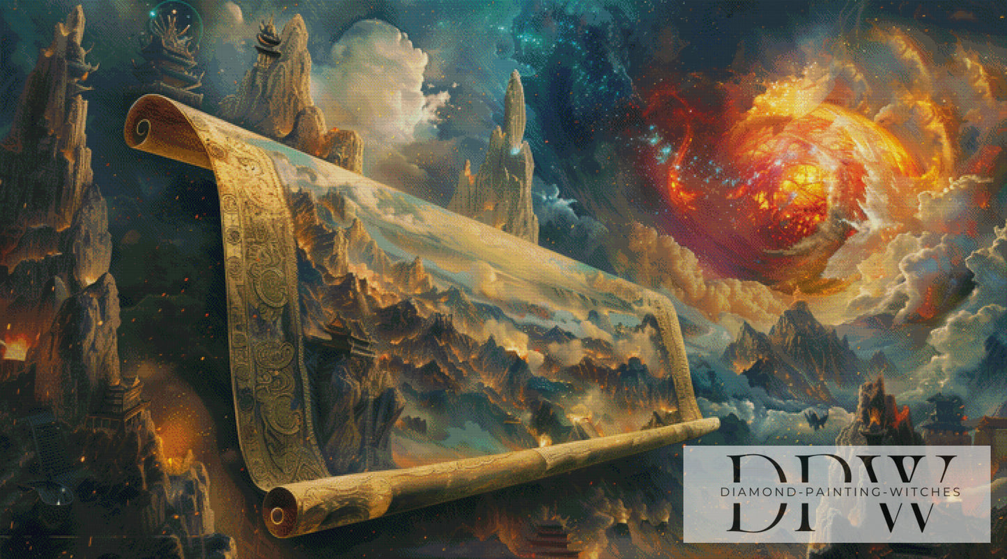 Map of History by Pixxel Pics 180x100cm mit 240 Farben DPW-2820