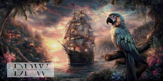 Piratenbucht by ellufija 160x80cm mit 220 Farben DPW-2859