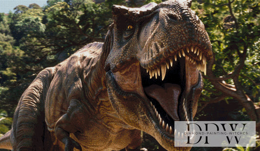 T-Rex by theA.art 120x70cm mit 180 Farben DPW-2878
