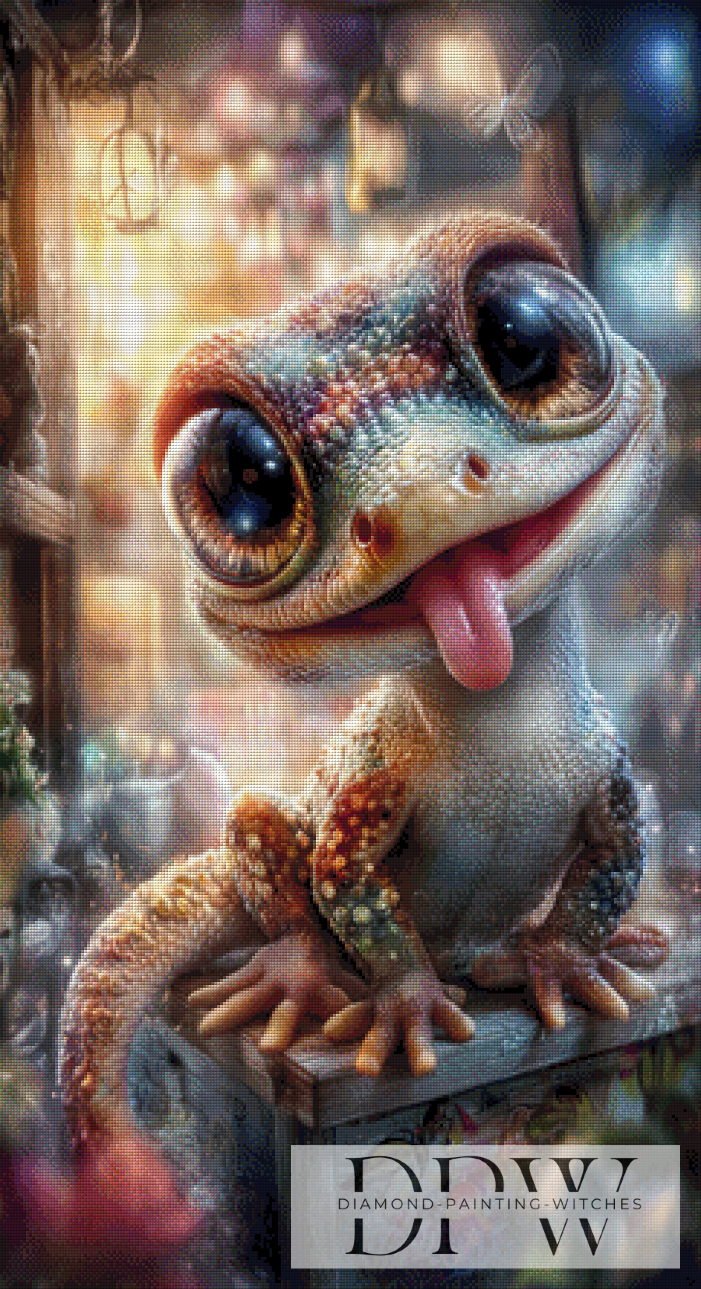 Frecher Gecko by ellufija mit 250 Farben