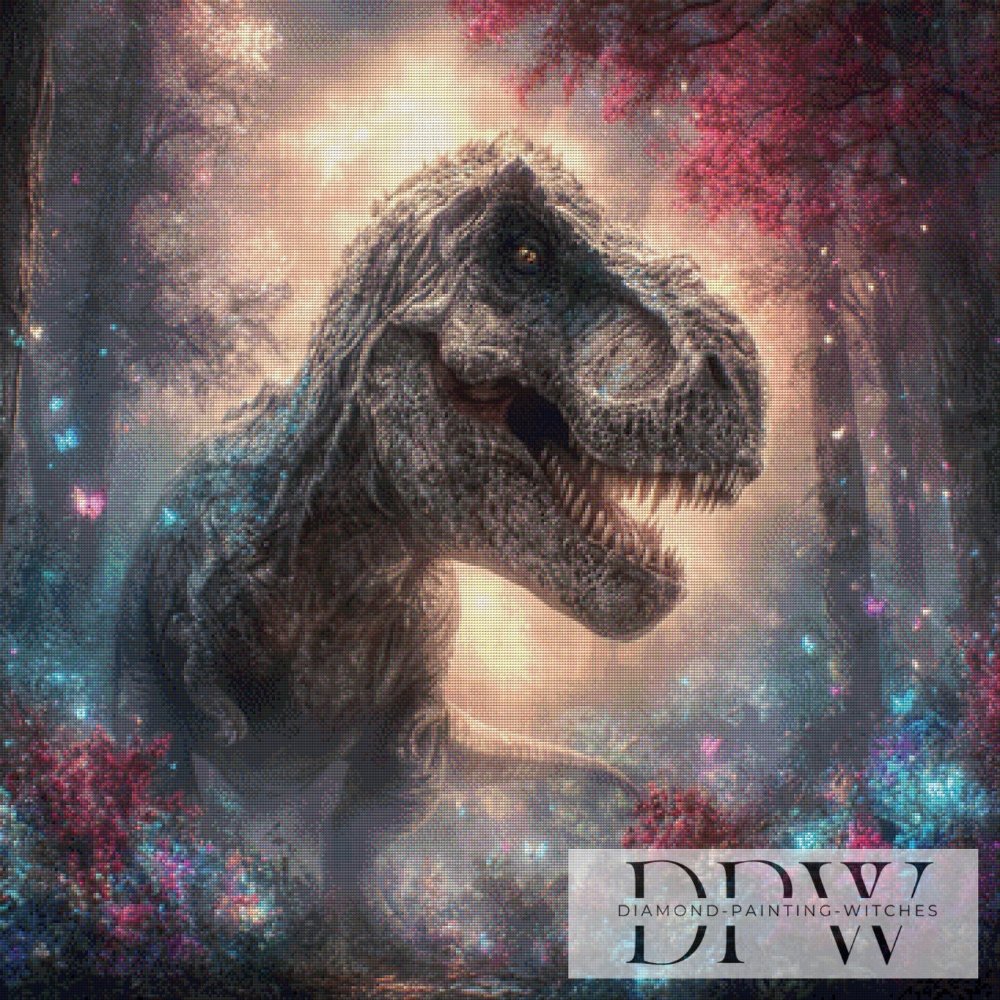 Chomper by ellufija 90x90cm mit 200 Farben DPW-2891