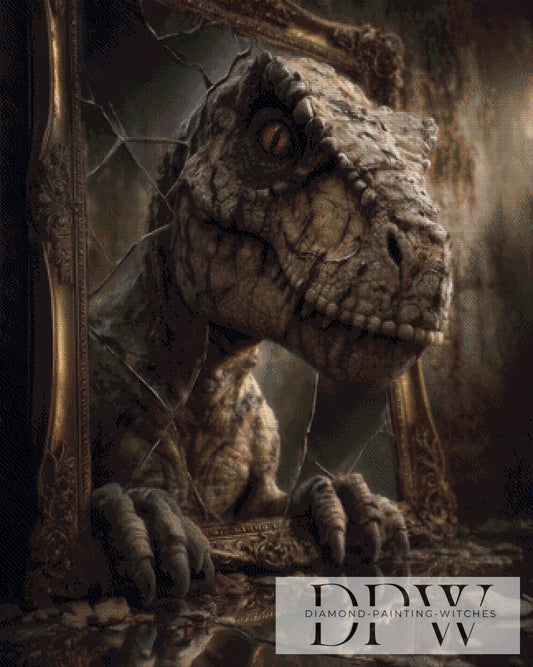 Lost Rex by QN 75x100cm mit 70 Farben DPW-2899