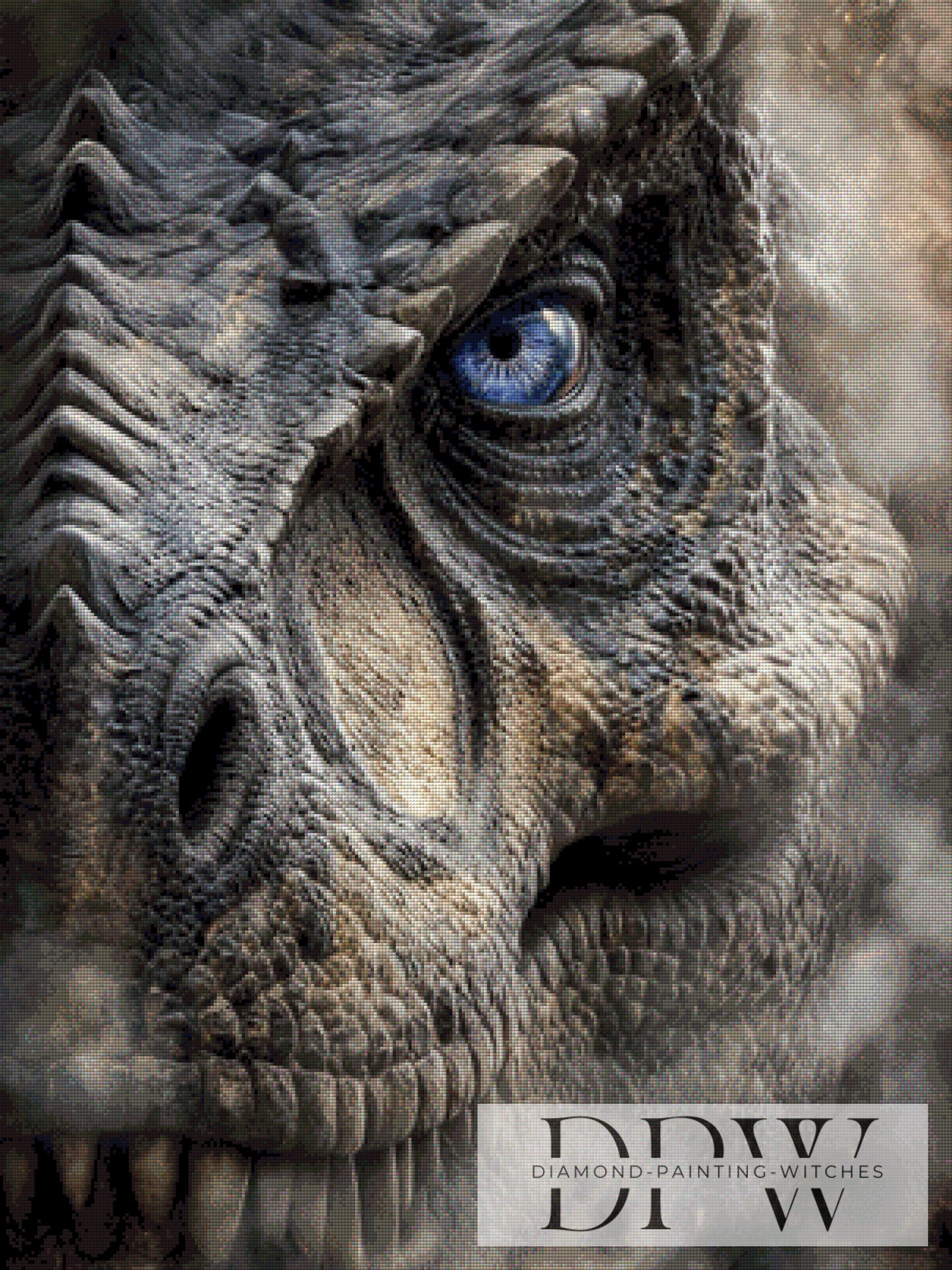 Rex by Elly_A.I. 75x100cm mit 95 Farben DPW-2904