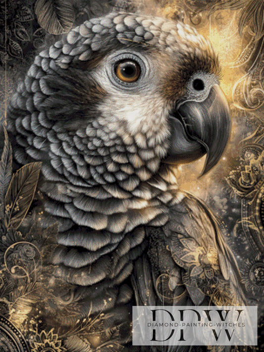 Die graue Bea by Elly_A.I. 75x100cm mit 110 Farben DPW-2921