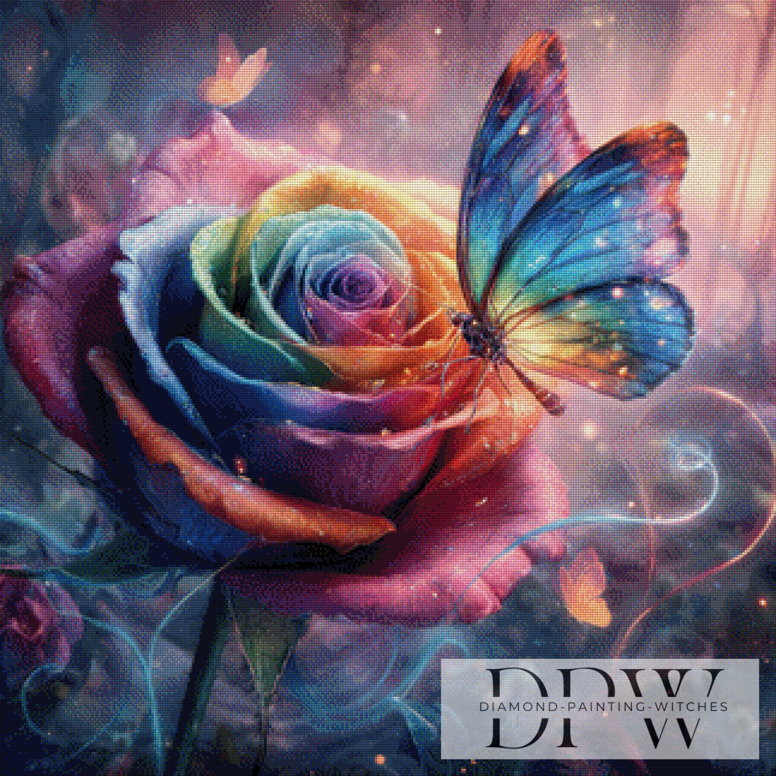 Regenbogen Rose by ellufija mit 310 Farben