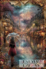 Vintage - Regen in Paris by ellufija mit 230 Farben