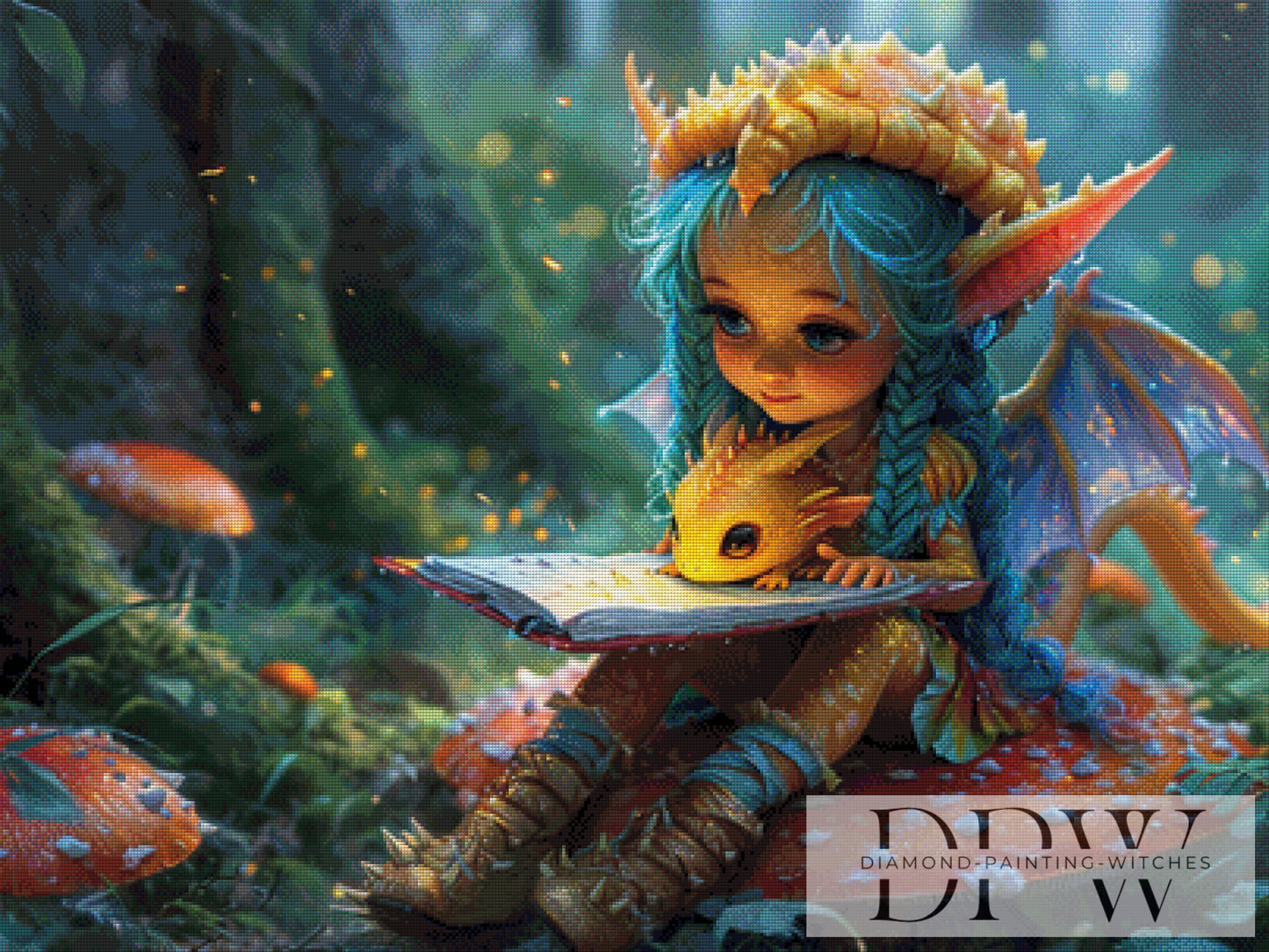 Time for Tales by Pixxel Pics 100x75cm mit 340 Farben DPW-2941