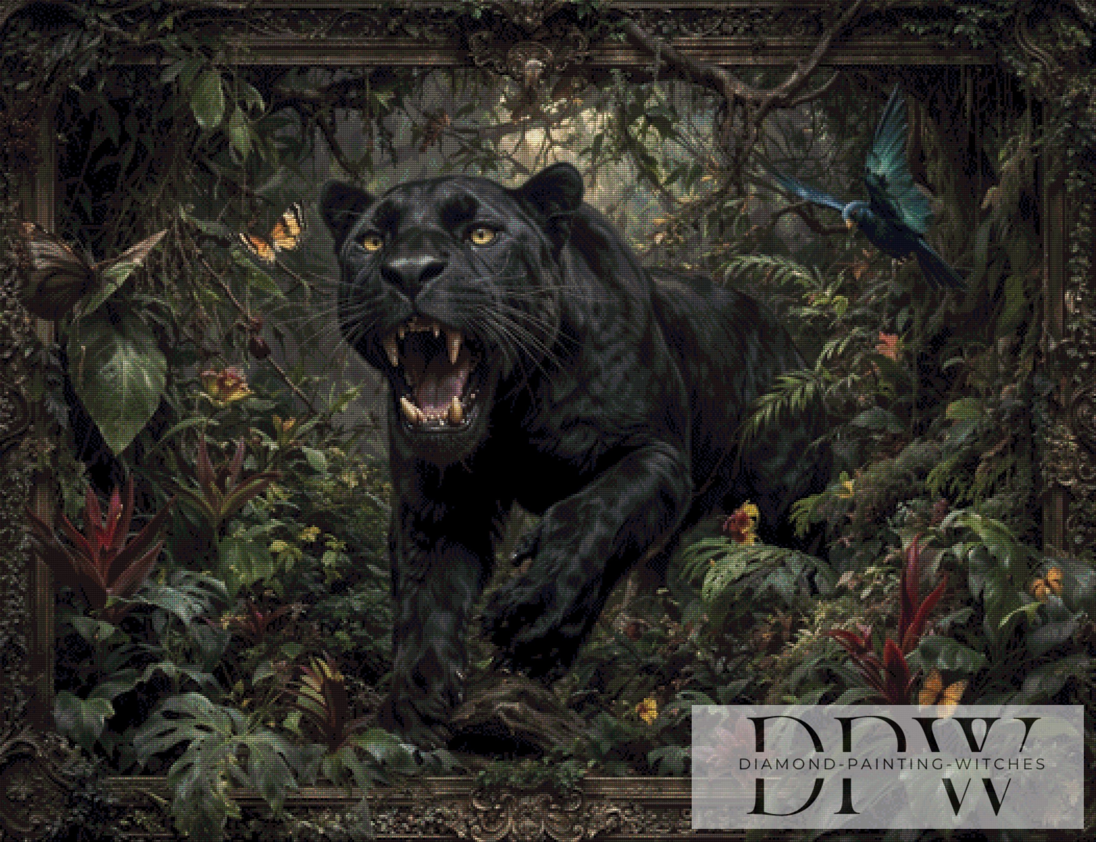 Living Jungle Painting by Pixxel Pics mit 125 Farben