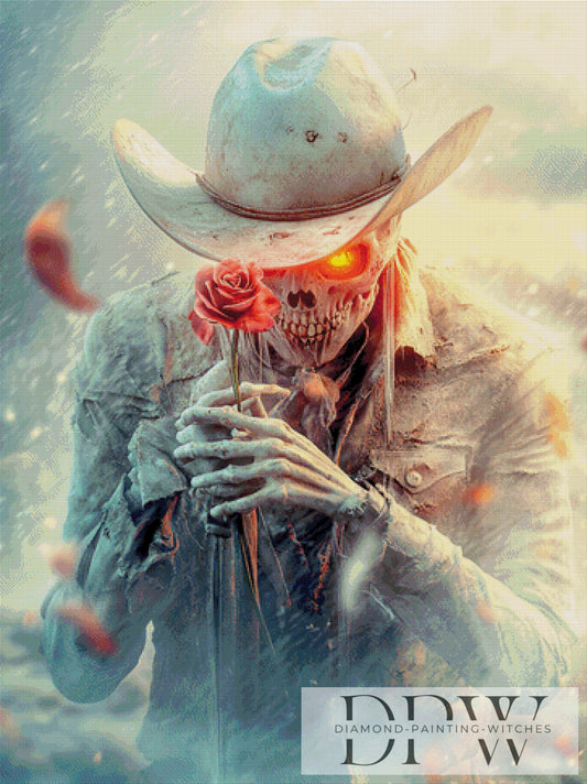 Romantic Gunslinger by Pixxel Pics 90x120cm mit 220 Farben DPW-2954