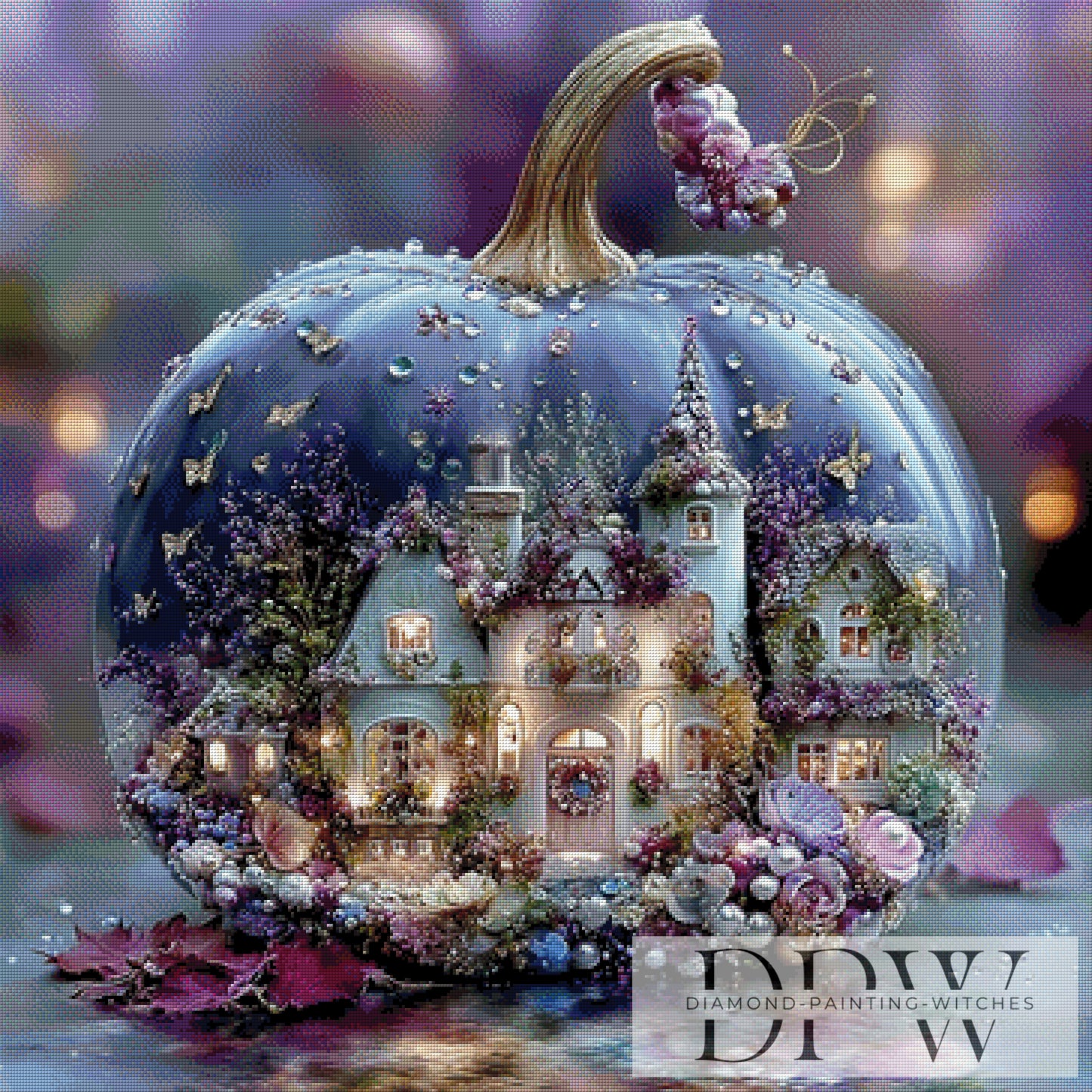 Pumpkin House by Catill 90x90cm mit 220 Farben DPW-2971