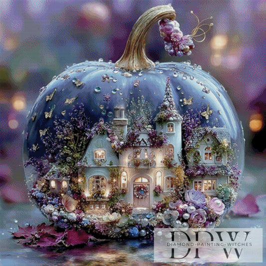 Pumpkin House by Catill 90x90cm mit 220 Farben DPW-2971