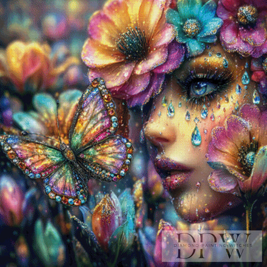 Tears Diamonds by Sunshine, 90x90cm mit 360 Farben DPW-3017