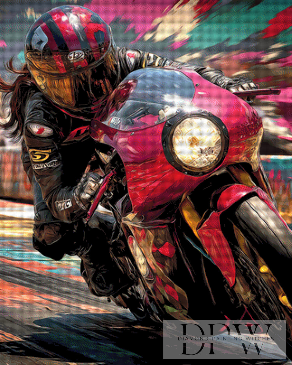 Drive by Morrigan 80x100cm mit 300 Farben DPW-3027
