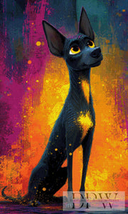 Xoloitzcuintli by Moonlight mit 170 Farben