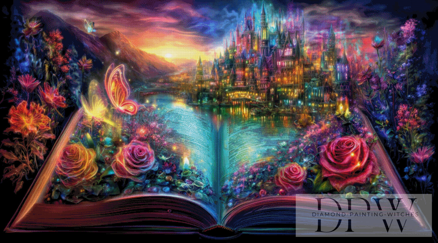 Fairytale Book by Morrigan 180x100cm mit 400 Farben DPW-3046
