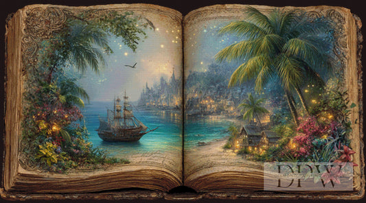 Sea Book III by Morrigan 180x100cm mit 220 Farben DPW-3065